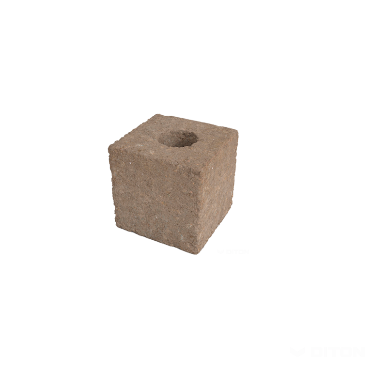 Murovací blok History - základný kameň polovičný okrový