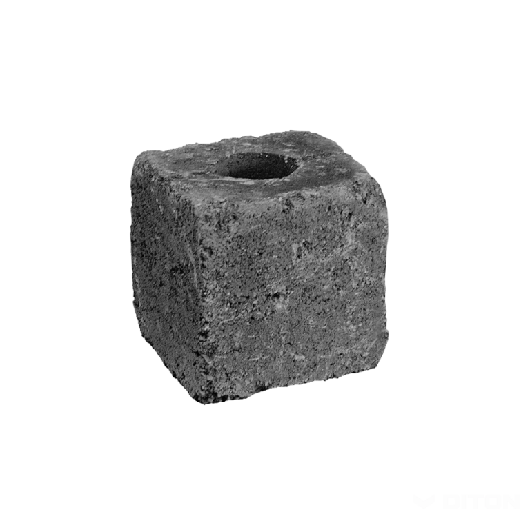 Murovací blok History - základný kameň polovičný čierný