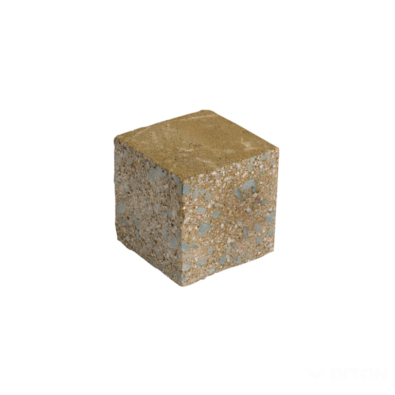 Murovací blok History - strieška - stredová kocka okrová