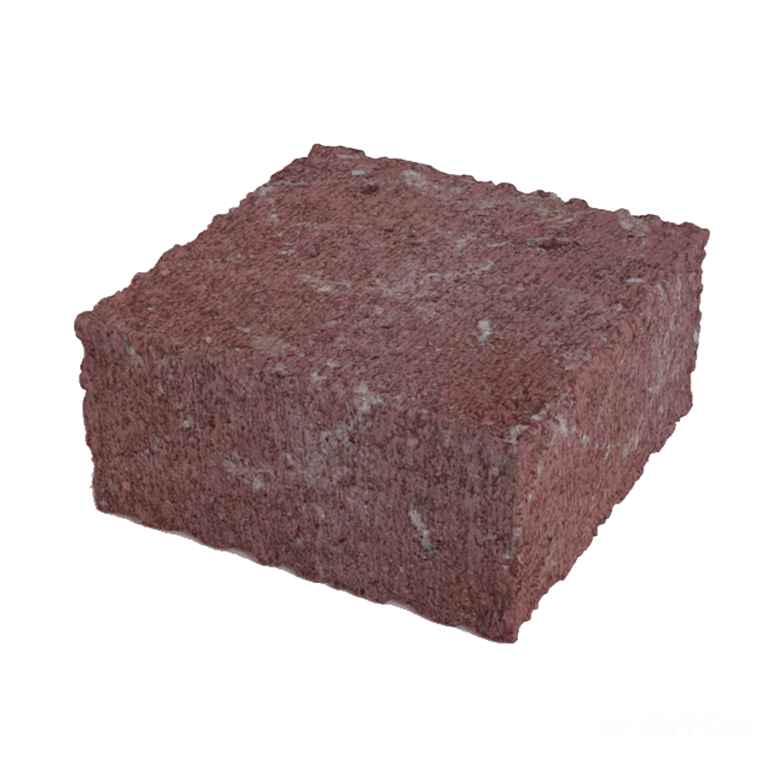 Murovací blok History - nízky kameň polovičný hnedý