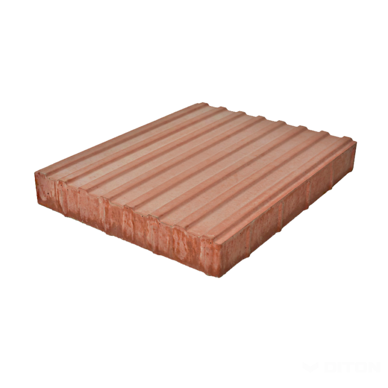 Obdĺžnik 50 / 40 / 6 slepecký - vodiaca línia červená